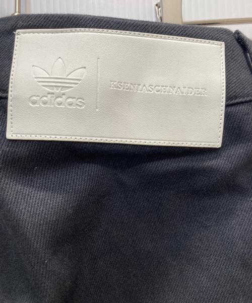 adidas（アディダス）adidas (アディダス) KSENIA SCHNAIDER (クセニア シュナイダー) デニムパンツ ブラック サイズ:Ｓの古着・服飾アイテム