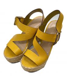 sergio rossi（セルジオロッシ）の古着「サンダル」｜イエロー