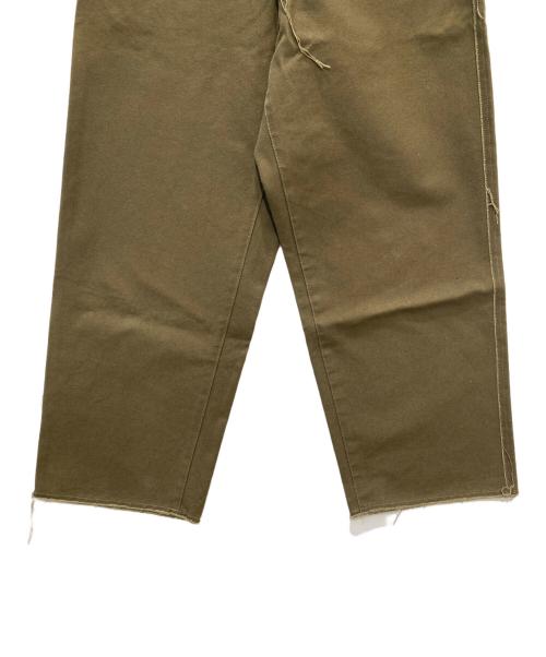 SUGARHILL（シュガーヒル）SUGARHILL (シュガーヒル) Raw-Edge Canvas Denim Pants グリーン サイズ:76cm (W30)の古着・服飾アイテム