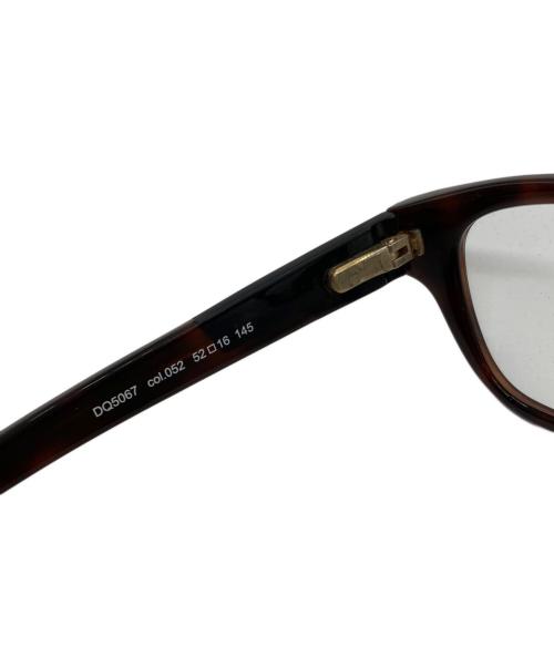 DSQUARED2（ディースクエアード）DSQUARED2 (ディースクエアード) アイウェア ブラックの古着・服飾アイテム