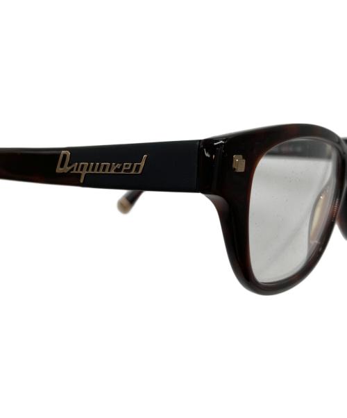 DSQUARED2（ディースクエアード）DSQUARED2 (ディースクエアード) アイウェア ブラックの古着・服飾アイテム