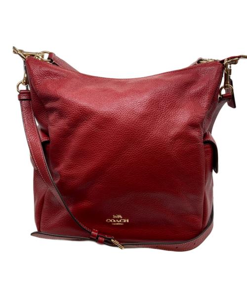 COACH（コーチ）COACH (コーチ) 2WAYバッグ レッドの古着・服飾アイテム