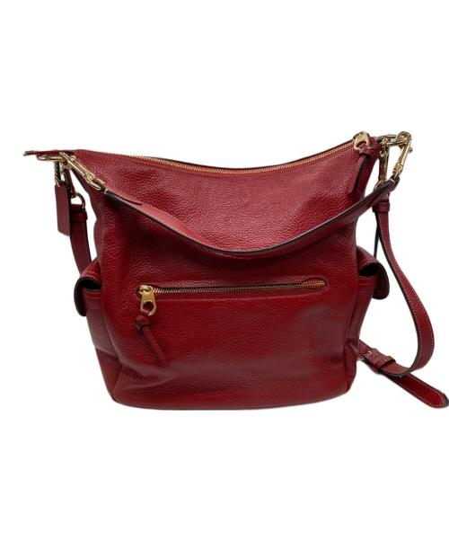 COACH（コーチ）COACH (コーチ) 2WAYバッグ レッドの古着・服飾アイテム