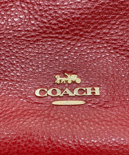 COACH（コーチ）COACH (コーチ) 2WAYバッグ レッドの古着・服飾アイテム