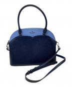 Kate Spadeケイトスペード）の古着「2WAYバッグ」｜ネイビー×ブルー