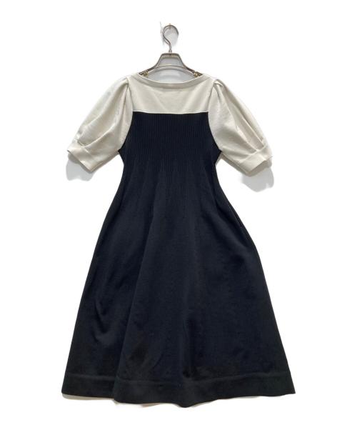 CELFORD（セルフォード）CELFORD (セルフォード) ベア風ホールガーメントワンピース ブラック サイズ:38の古着・服飾アイテム