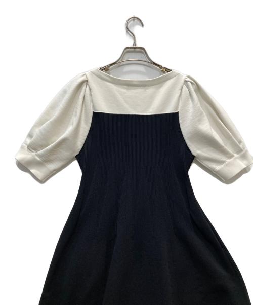 CELFORD（セルフォード）CELFORD (セルフォード) ベア風ホールガーメントワンピース ブラック サイズ:38の古着・服飾アイテム