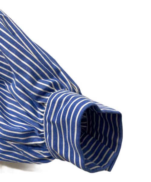 rhodo lirion（ロドリリオン）Rhodo lirioN (ロドリリオン) フリルフーディーシャツ ブルー サイズ:Sの古着・服飾アイテム