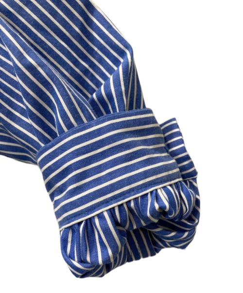 rhodo lirion（ロドリリオン）Rhodo lirioN (ロドリリオン) フリルフーディーシャツ ブルー サイズ:Sの古着・服飾アイテム