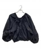 ETRE TOKYOエトレトウキョウ）の古着「リネンブラウス」｜ブラック