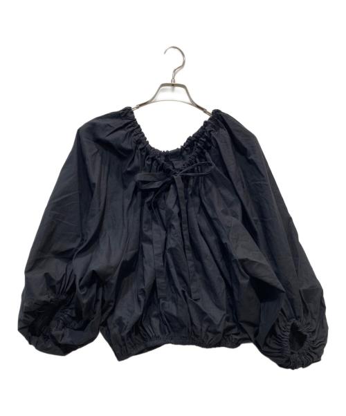 ETRE TOKYO（エトレトウキョウ）ETRE TOKYO (エトレトウキョウ) リネンブラウス ブラック サイズ:Freeの古着・服飾アイテム