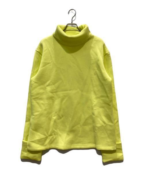 MM6 Maison Margiela（エムエムシックスメゾンマルジェラ）MM6 Maison Margiela (エムエムシックスメゾンマルジェラ) ハイネックニット イエロー サイズ:L 未使用品の古着・服飾アイテム