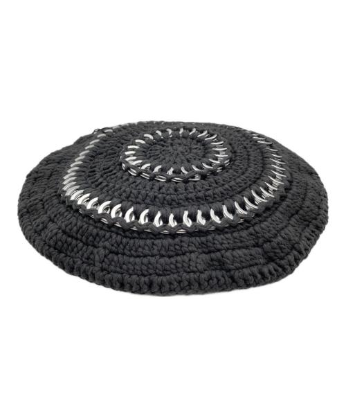 GANNI（ガニー）Ganni (ガニー) コットンニットベレー グレー 未使用品の古着・服飾アイテム