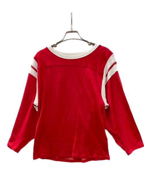 MM6 Maison Margiela（エムエムシックスメゾンマルジェラ）MM6 Maison Margiela (エムエムシックスメゾンマルジェラ) Tシャツ レッド サイズ:Mの古着・服飾アイテム