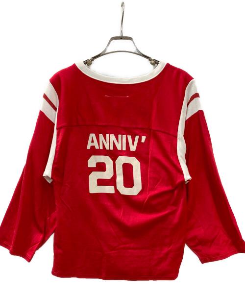 MM6 Maison Margiela（エムエムシックスメゾンマルジェラ）MM6 Maison Margiela (エムエムシックスメゾンマルジェラ) Tシャツ レッド サイズ:Mの古着・服飾アイテム