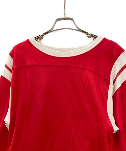 MM6 Maison Margiela（エムエムシックスメゾンマルジェラ）MM6 Maison Margiela (エムエムシックスメゾンマルジェラ) Tシャツ レッド サイズ:Mの古着・服飾アイテム