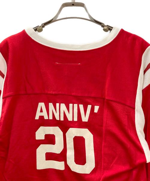 MM6 Maison Margiela（エムエムシックスメゾンマルジェラ）MM6 Maison Margiela (エムエムシックスメゾンマルジェラ) Tシャツ レッド サイズ:Mの古着・服飾アイテム