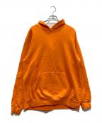 MM6 Maison Margielaエムエムシックスメゾンマルジェラ）の古着「プルオーバーパーカー」｜オレンジ
