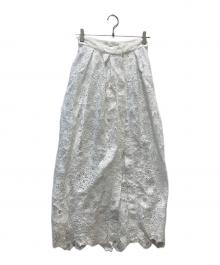 Luana（ルアナ）の古着「レースラップスカート」｜ホワイト