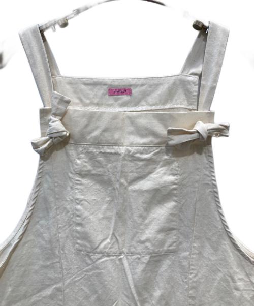 ハラダマニア（ハラダマニア）ハラダマニア (ハラダマニア) オーバーオール アイボリー サイズ:Lの古着・服飾アイテム