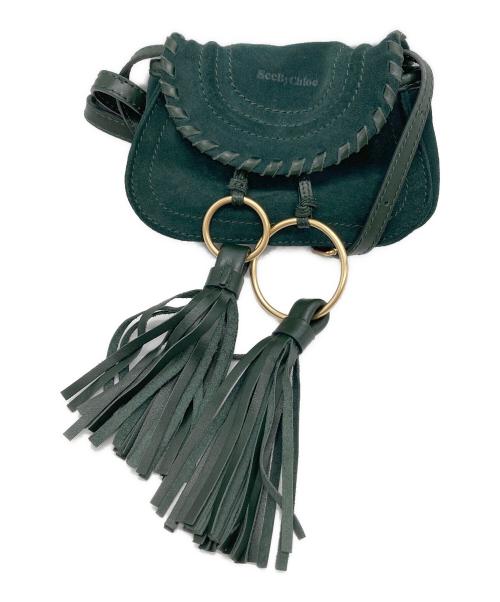 SEE BY CHLOE（シーバイクロエ）SEE BY CHLOE (シーバイクロエ) マーシー スモールショルダーポーチ グリーンの古着・服飾アイテム