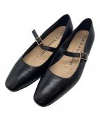 FABIO RUSCONIファビオルスコーニ）の古着「レザーパンプス」｜ブラック