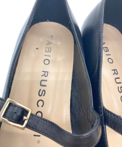 FABIO RUSCONI（ファビオルスコーニ）FABIO RUSCONI (ファビオルスコーニ) レザーパンプス ブラック サイズ:35の古着・服飾アイテム