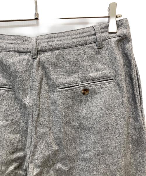 denimist（デニミスト）DENIMIST (デニミスト) DOUBLE PLEAT WIDE LEG PANT グレー サイズ:26の古着・服飾アイテム