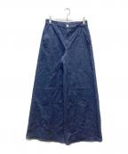 theoryセオリー）の古着「Denim Stretch Wide HW Pant D GH」｜インディゴ