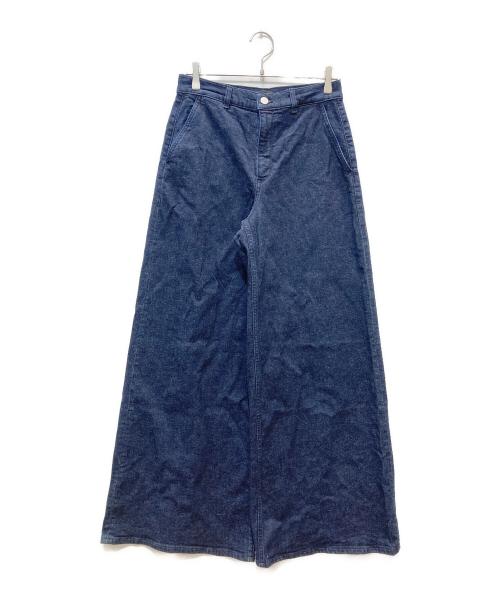 theory（セオリー）theory (セオリー) Denim Stretch Wide HW Pant D GH インディゴ サイズ: 68.5cm (W27)の古着・服飾アイテム
