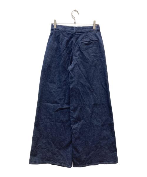 theory（セオリー）theory (セオリー) Denim Stretch Wide HW Pant D GH インディゴ サイズ: 68.5cm (W27)の古着・服飾アイテム