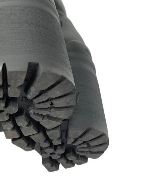 MIU MIU（ミュウミュウ）MIU MIU (ミュウミュウ) レザーアンクルブーツ ブラック サイズ:37の古着・服飾アイテム