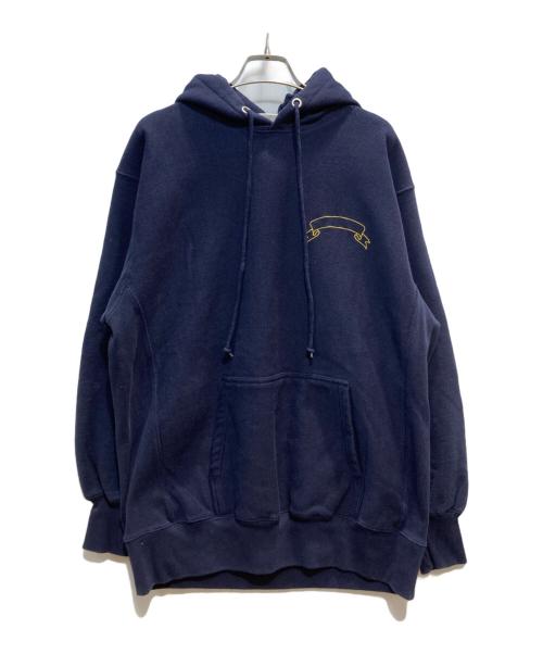 PIECE OF HUMAN（ピースオブヒューマン）piece of human (ピースオブヒューマン) パーカー ネイビー サイズ:XLの古着・服飾アイテム