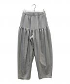 margaux vintageマルゴー ヴィンテージ）の古着「ギャザーパンツ」｜グレー