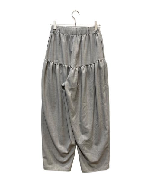 margaux vintage（マルゴー ヴィンテージ）MARGAUX VINTAGE (マルゴー ヴィンテージ) ギャザーパンツ グレー サイズ:Fの古着・服飾アイテム