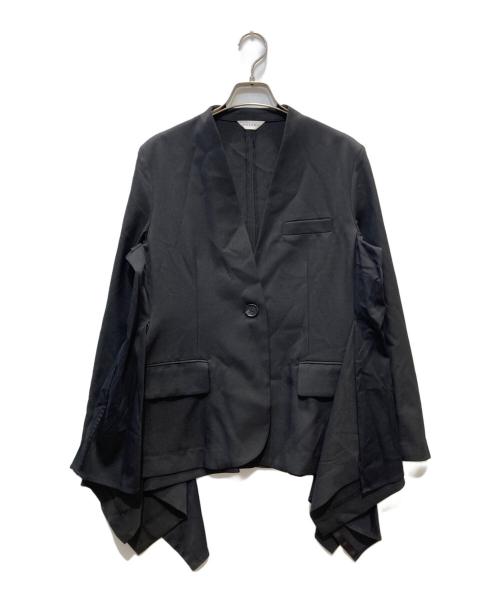 GALENA（ガレナ）galena (ガレナ) サイドフリルジャケット ブラック サイズ:38の古着・服飾アイテム