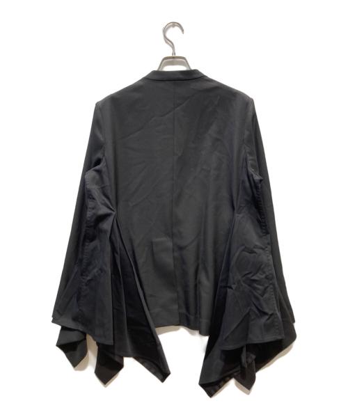GALENA（ガレナ）galena (ガレナ) サイドフリルジャケット ブラック サイズ:38の古着・服飾アイテム