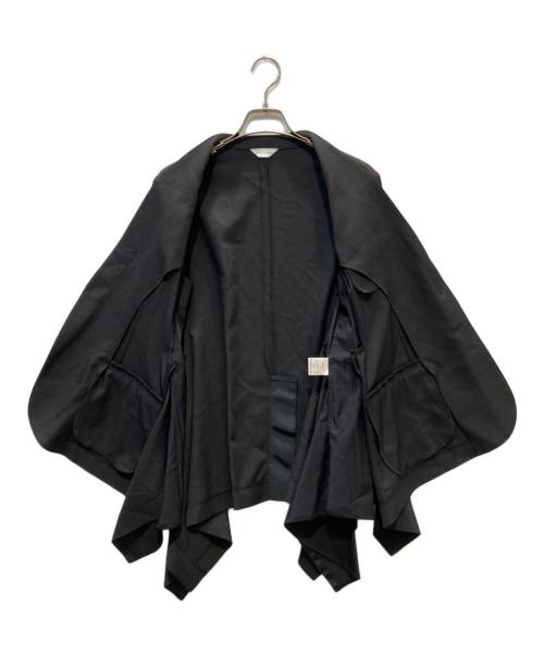 GALENA（ガレナ）galena (ガレナ) サイドフリルジャケット ブラック サイズ:38の古着・服飾アイテム