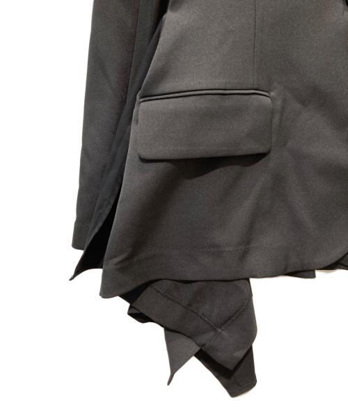 GALENA（ガレナ）galena (ガレナ) サイドフリルジャケット ブラック サイズ:38の古着・服飾アイテム