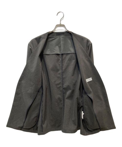 Adam et Rope（アダム エ ロペ）Adam et Rope (アダム エ ロペ) ノーカラージャケット セットアップ / 速乾 / 冷感 / イージーケア グリーン サイズ:Lの古着・服飾アイテム