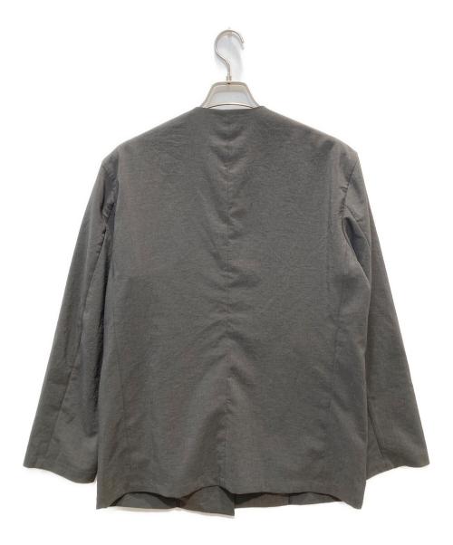 Adam et Rope（アダム エ ロペ）Adam et Rope (アダム エ ロペ) ノーカラージャケット セットアップ / 速乾 / 冷感 / イージーケア グリーン サイズ:Lの古着・服飾アイテム