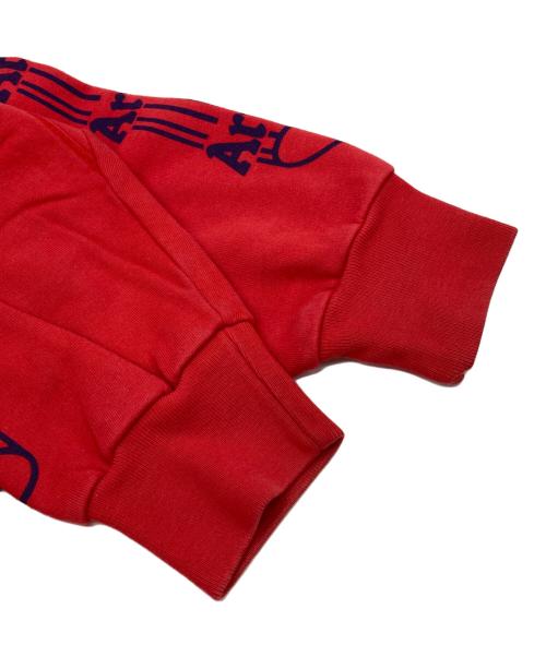 ARIES（アリーズ）ARIES (アリーズ) ロゴプリントスウェット レッド サイズ:Lの古着・服飾アイテム