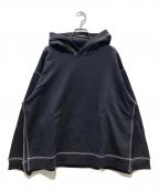 MM6 Maison Margielaエムエムシックスメゾンマルジェラ）の古着「プルオーバーパーカー」｜ブラック