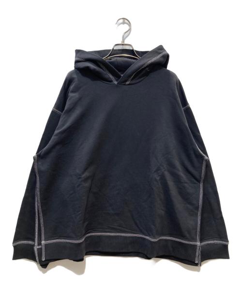 MM6 Maison Margiela（エムエムシックスメゾンマルジェラ）MM6 Maison Margiela (エムエムシックスメゾンマルジェラ) プルオーバーパーカー ブラック サイズ:Sの古着・服飾アイテム