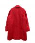 MM6 Maison Margiela (エムエムシックスメゾンマルジェラ) ステンカラーボアコート レッド サイズ:40：24000円