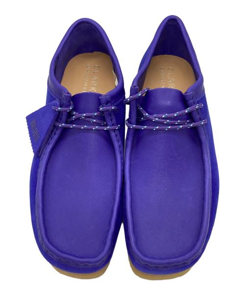 CLARKS（クラークス）CLARKS (クラークス) ワラビー パープル サイズ:UK8の古着・服飾アイテム