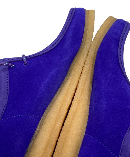 CLARKS（クラークス）CLARKS (クラークス) ワラビー パープル サイズ:UK8の古着・服飾アイテム
