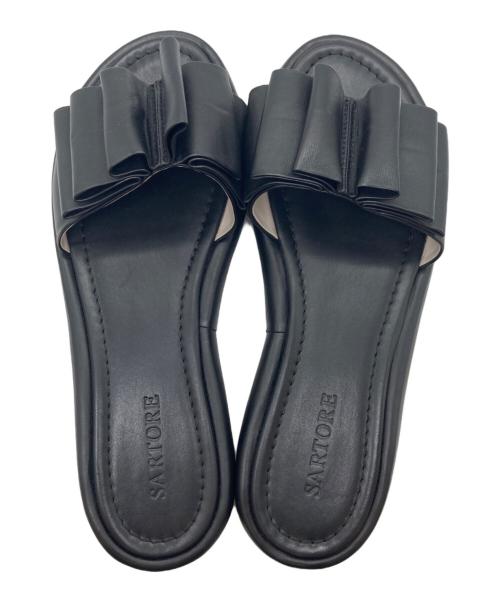 SARTORE（サルトル）SARTORE (サルトル) ミュール ブラック サイズ:39の古着・服飾アイテム