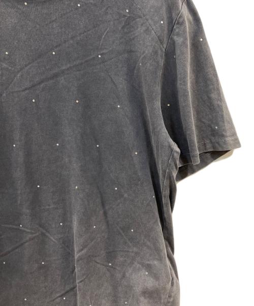 MAISON SPECIAL（メゾンスペシャル）MAISON SPECIAL (メゾンスペシャル) Pigment Rhinestone T-Shirts グレー サイズ:FREEの古着・服飾アイテム