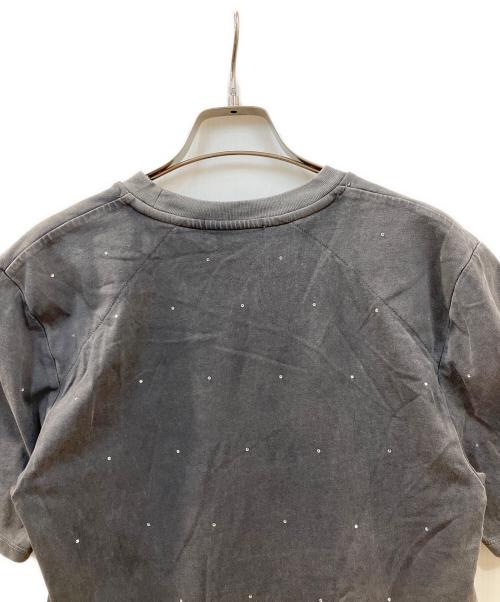 MAISON SPECIAL（メゾンスペシャル）MAISON SPECIAL (メゾンスペシャル) Pigment Rhinestone T-Shirts グレー サイズ:FREEの古着・服飾アイテム